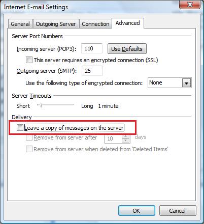 Leave Mail on Server Option